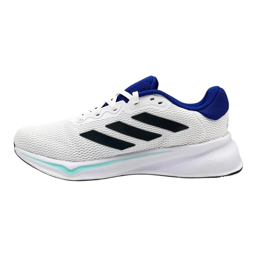 adidas Mens Response Athletic Running‎ Shoe Size 9.5 White/Aurora Ink/Flash Aqua